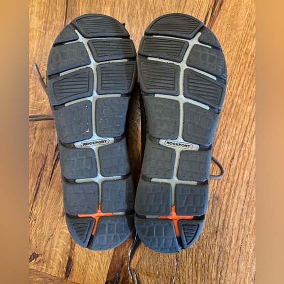 Rockport Brown Tie Flat Comfort Shoe, Excellent Condition, Size 7.5 - Picture 7 of 8